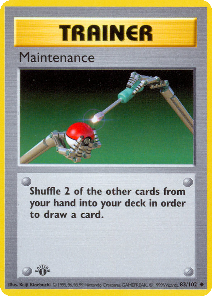Maintenance | Dex - for TCG Collectors