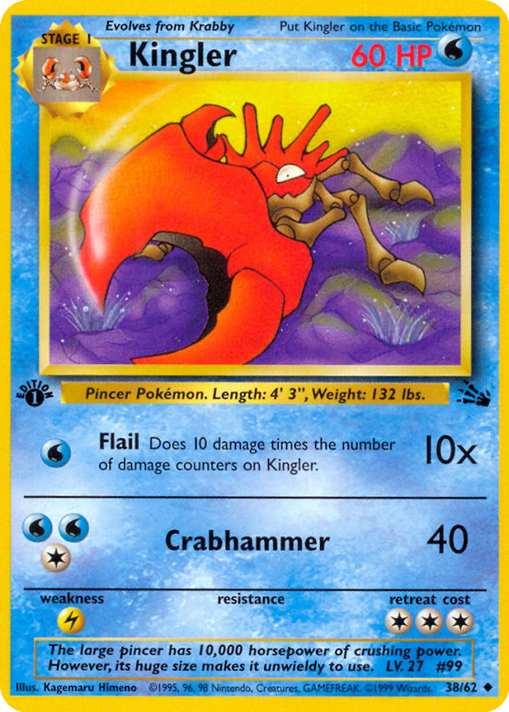 Kingler Cards | Dex - for TCG Collectors