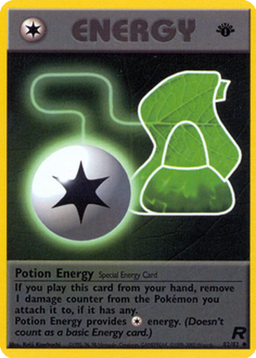 potion energy pokemon card 82/82 1st Edition Team Rocket Pokmon LP+ Pokemon Card - Base 2