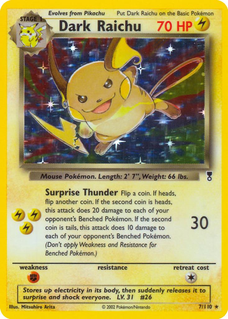 Dark Raichu | Dex - for TCG Collectors