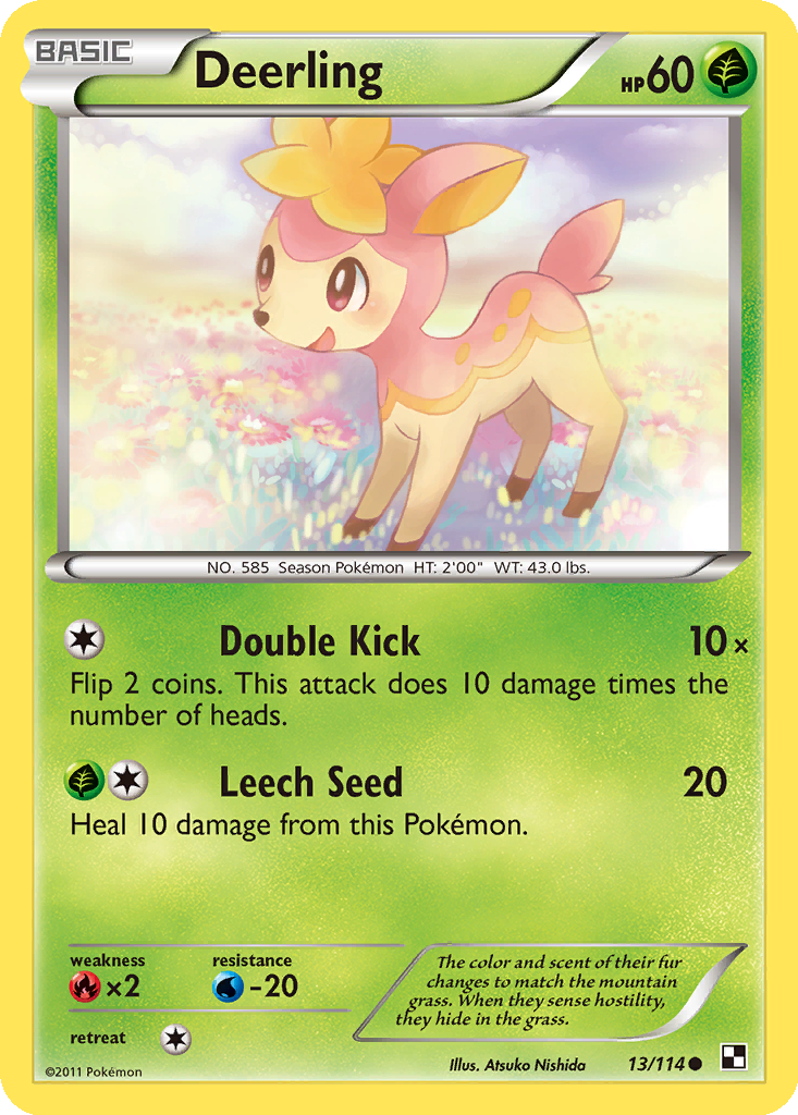 deerling pokemon card Deerling 2025 Scarlet & Violet: White Flare #006/086 Reverse Holo Price Guide