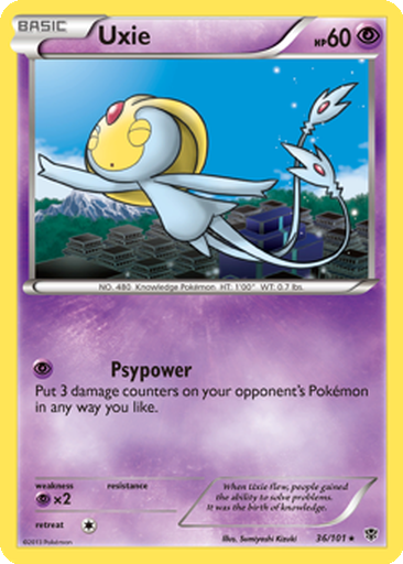 uxie pokemon card price Cards | Dex [1] Wisdom Guidance Search your deck for a card and put it into your hand Pokemon Card Game/[SM10b] Sky Legend]Uxie