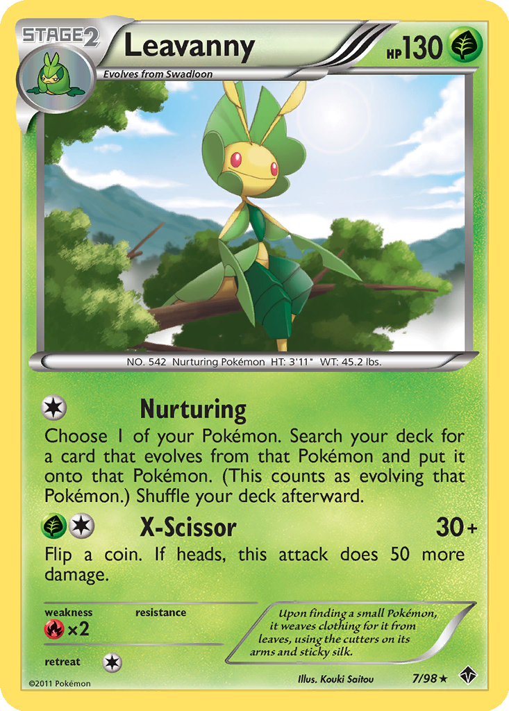 pokemon card leavanny Leavanny Cards | Dex