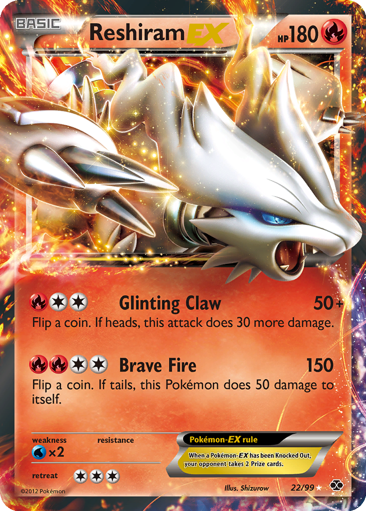 Reshiram ex 230 HP ポケモンカード Reshiram EX | Dex - for TCG Collectors
