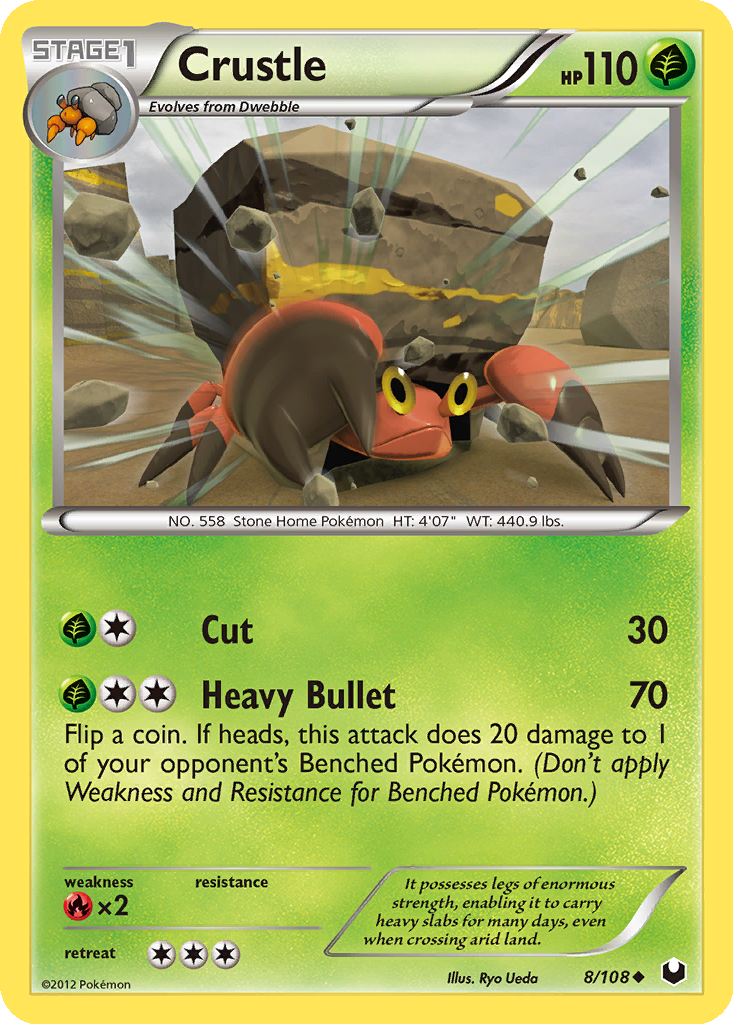 crustle pokemon card value Pokmon TCG: Crustle Crustle Holo 12/182 S&V 10: Destined Rivals