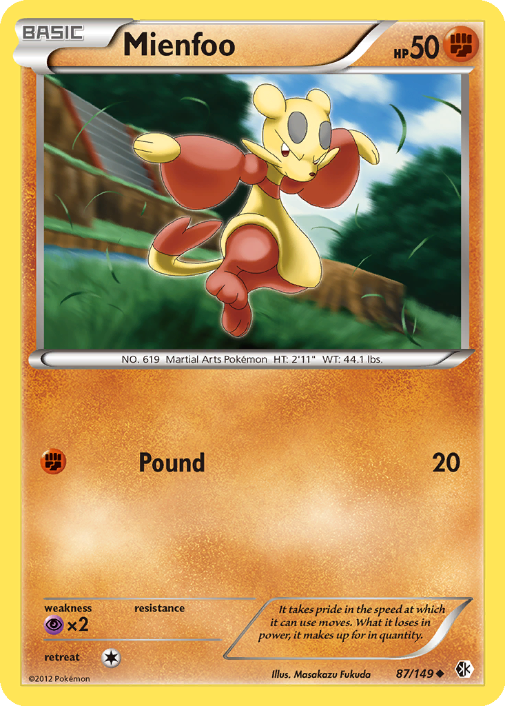mienfoo pokemon card Pokemon - Mienfoo 076/163 Reverse Foil Battle Styles Graded 9 Mint GMA  Grading
