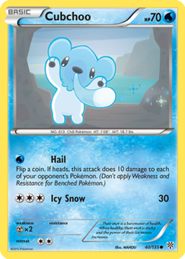 cubchoo pokemon card Cubchoo Cards | Dex