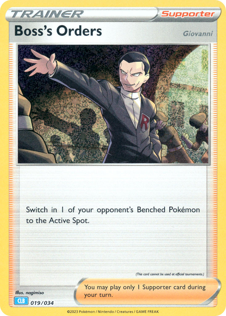 Boss's Orders (Giovanni) | Dex - for TCG Collectors