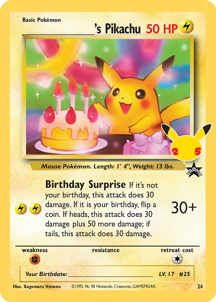 _____'s Pikachu | Dex - for TCG Collectors