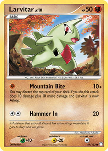 Larvitar | Dex - for TCG Collectors