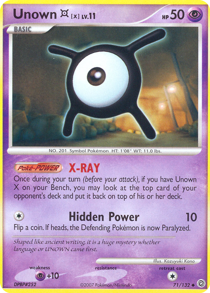 Unown [X] | Dex - for TCG Collectors
