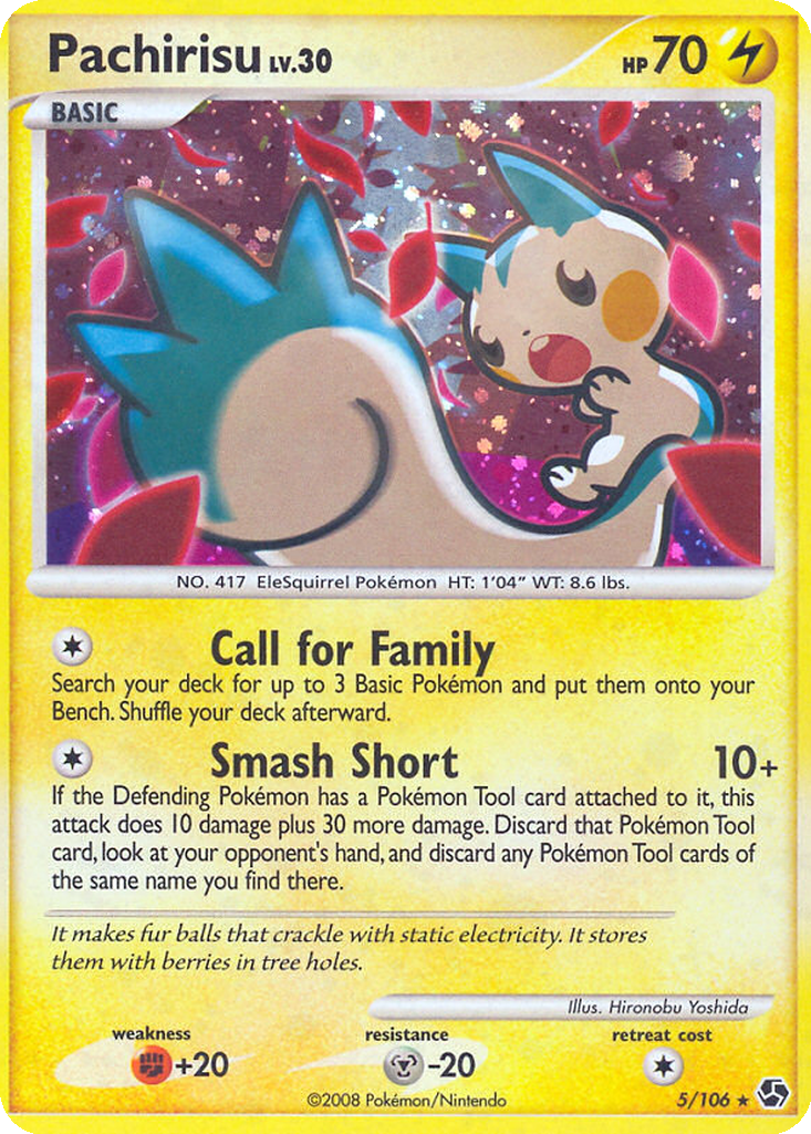 pachirisu pokemon cards Pachirisu - 068/198 68