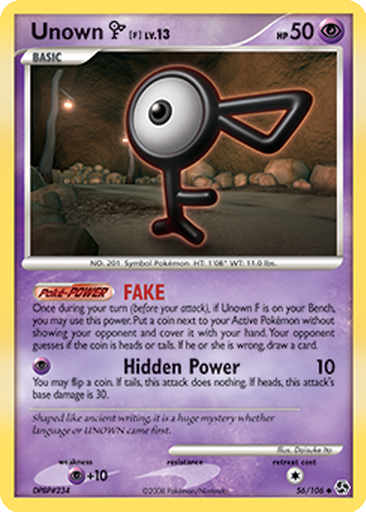 Unown [F] | Dex - for TCG Collectors