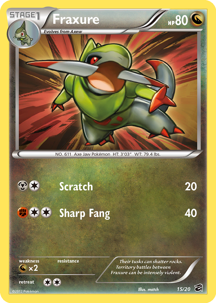 fraxure pokemon card value Fraxure [Reverse Holo] #111 Prices | Pokemon Brilliant Stars