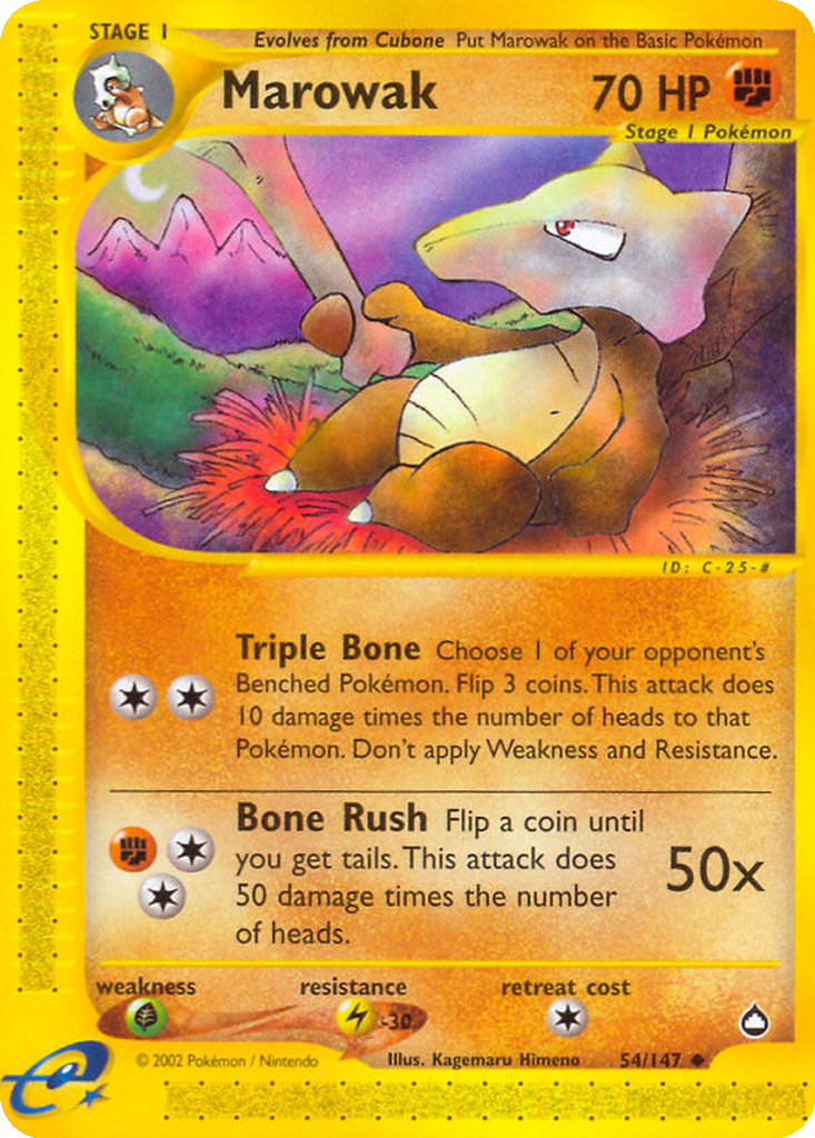 1995 marowak pokemon card value Marowak | Dex