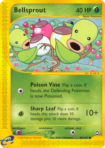 Bellsprout | Dex - for TCG Collectors