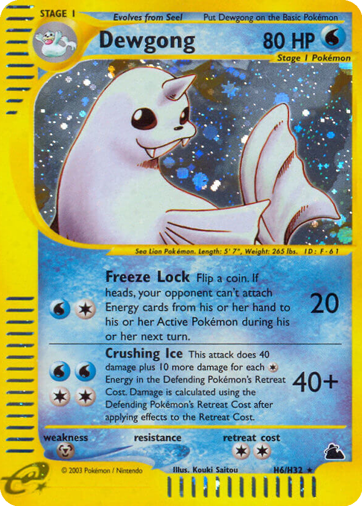 1995 dewgong pokemon card value 2002 Legendary Collection #40 Base Price Guide Stage 1 Misty's Psyduck, Poliwhirl and Dewgong
