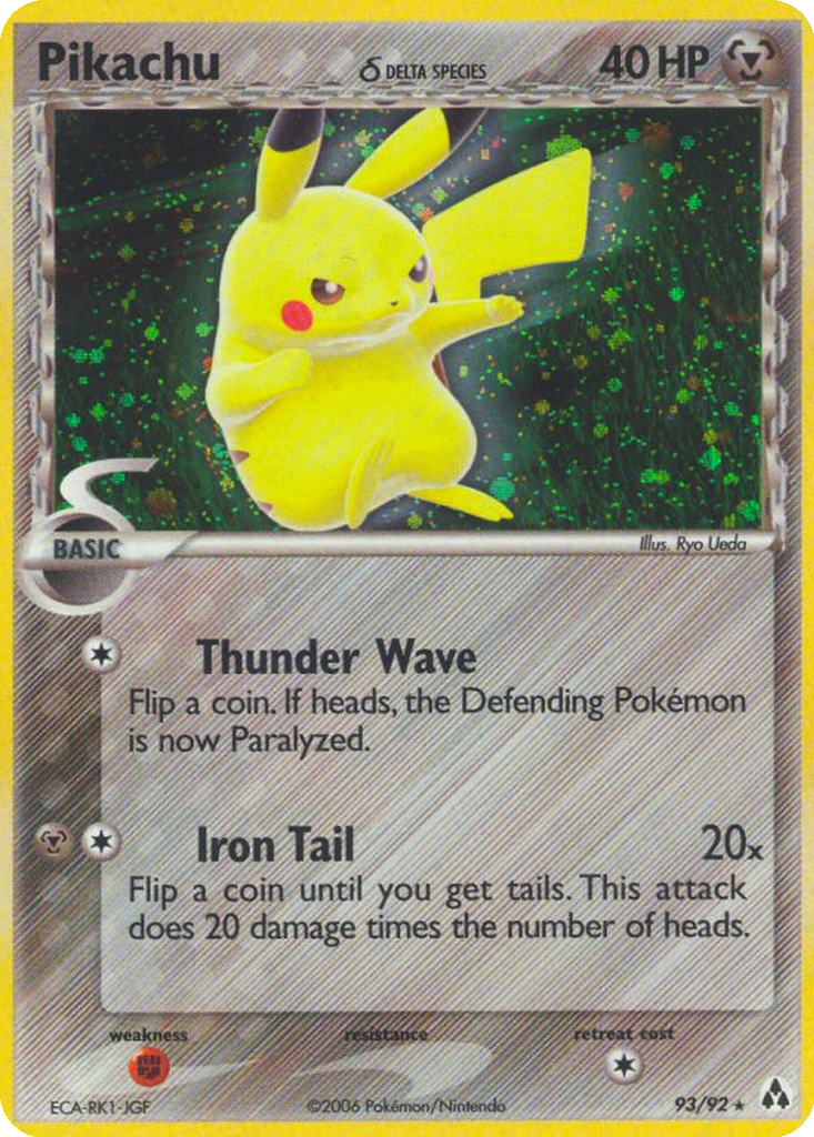 Pikachu δ | Dex - for TCG Collectors