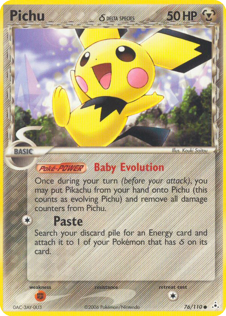 pichu pokemon card price Pichu δ | Dex