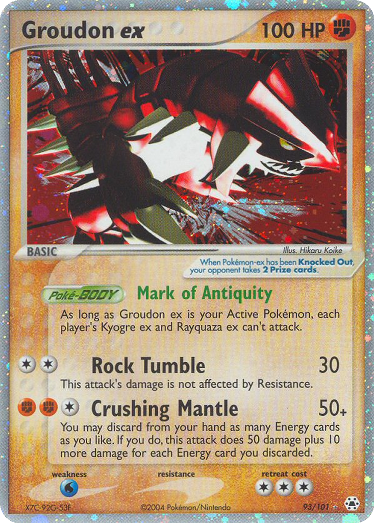 Groudon ex | Dex - for TCG Collectors