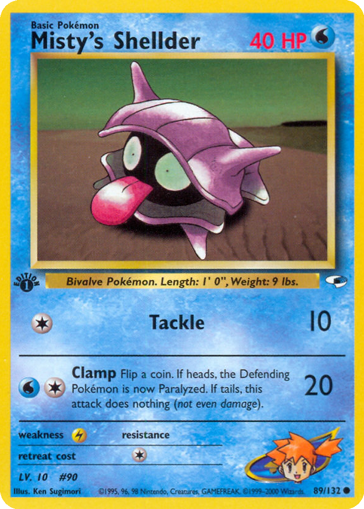 1995 shellder pokemon card value Misty's Shellder | Dex