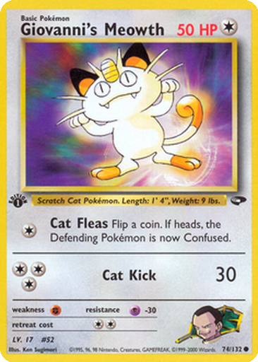 Giovanni's Meowth | Dex - for TCG Collectors
