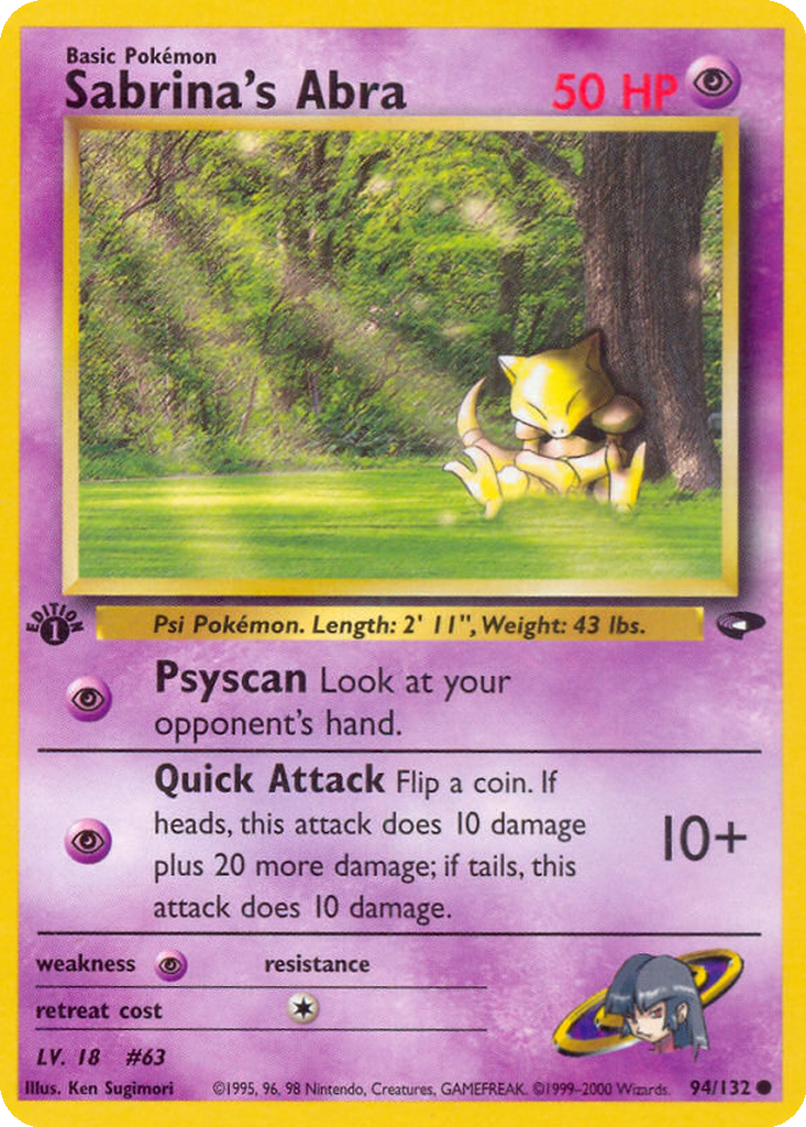 1995 abra pokemon card Abra Cards | Dex