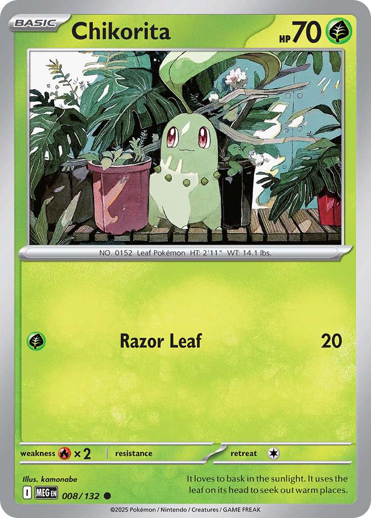 shiny chikorita pokemon card Pokemon Neo Genesis 1st Edition Chikorita 54/111 CGC 8.5 subs