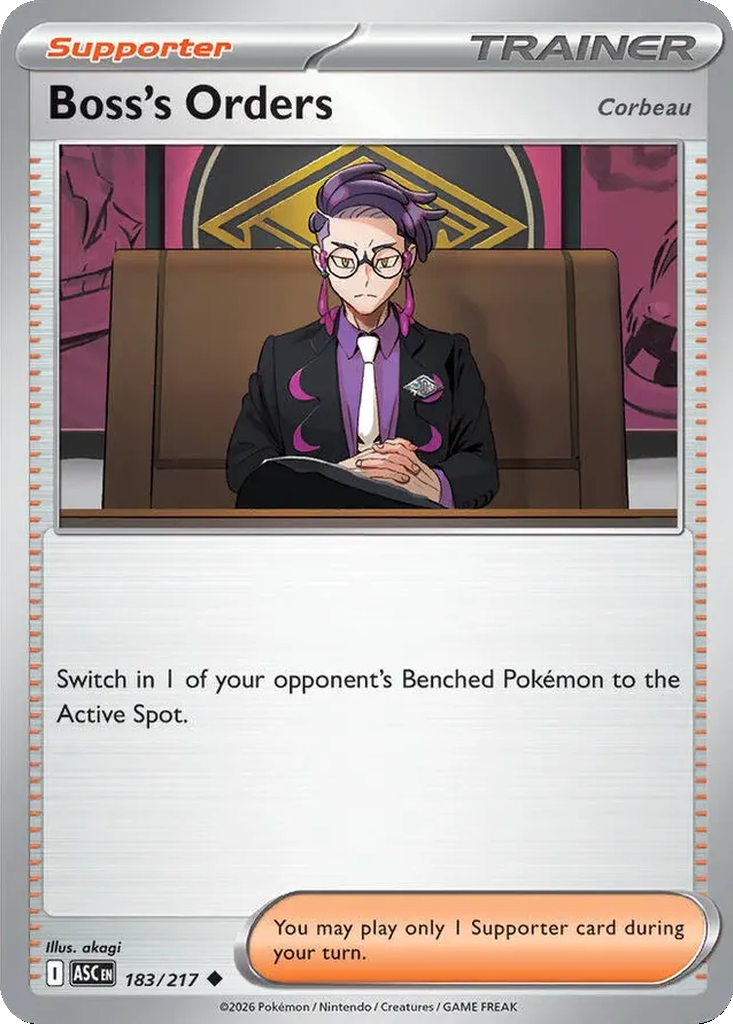 Boss's Orders (Cyrus) | Dex - for TCG Collectors