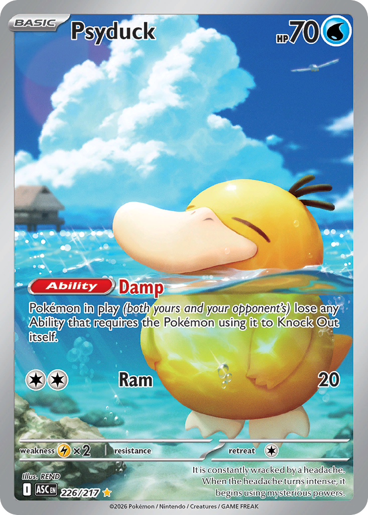 pokemon cards psyduck Pokemon Japan M2a: High Class Pack: MEGA Dream ex Psyduck - 199/193 - Holofoil / Near Mint