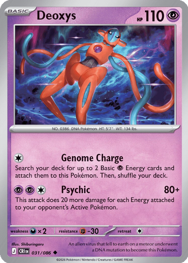 Deoxys Cards | Dex - for TCG Collectors