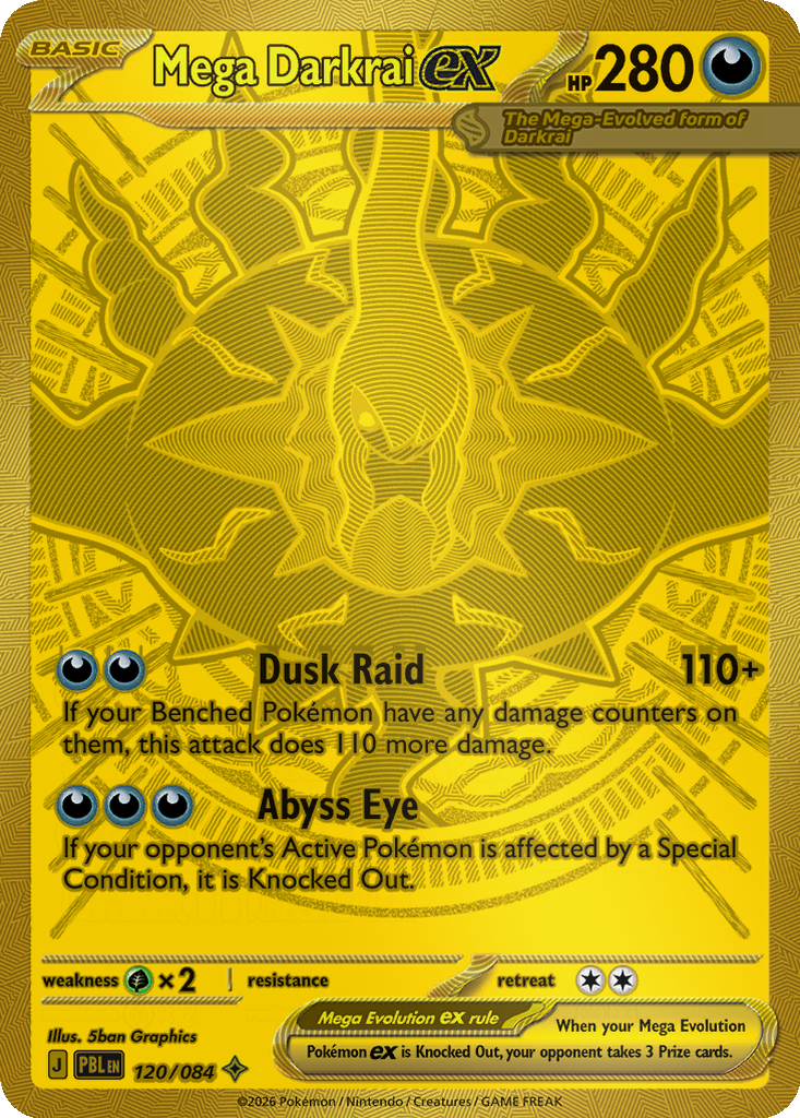 golden legendary pokémon cards Darkrai | Dex Fire Colorless All Gold Pokemon Cards -