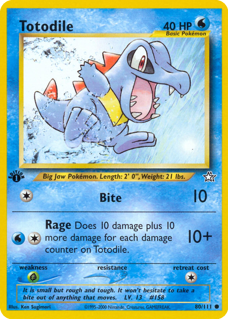 Totodile | Dex - for TCG Collectors