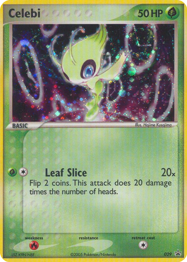 ポケモンカードゲーム Celebi promo from Pokemon 4ever 29.png