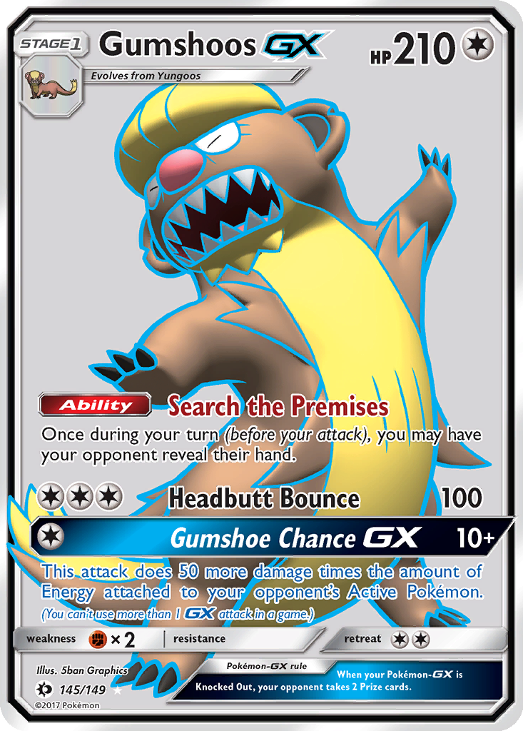 gumshoos pokemon card value Pokmon Gumshoos 153/132 Mega Evolution Holo Full Art
