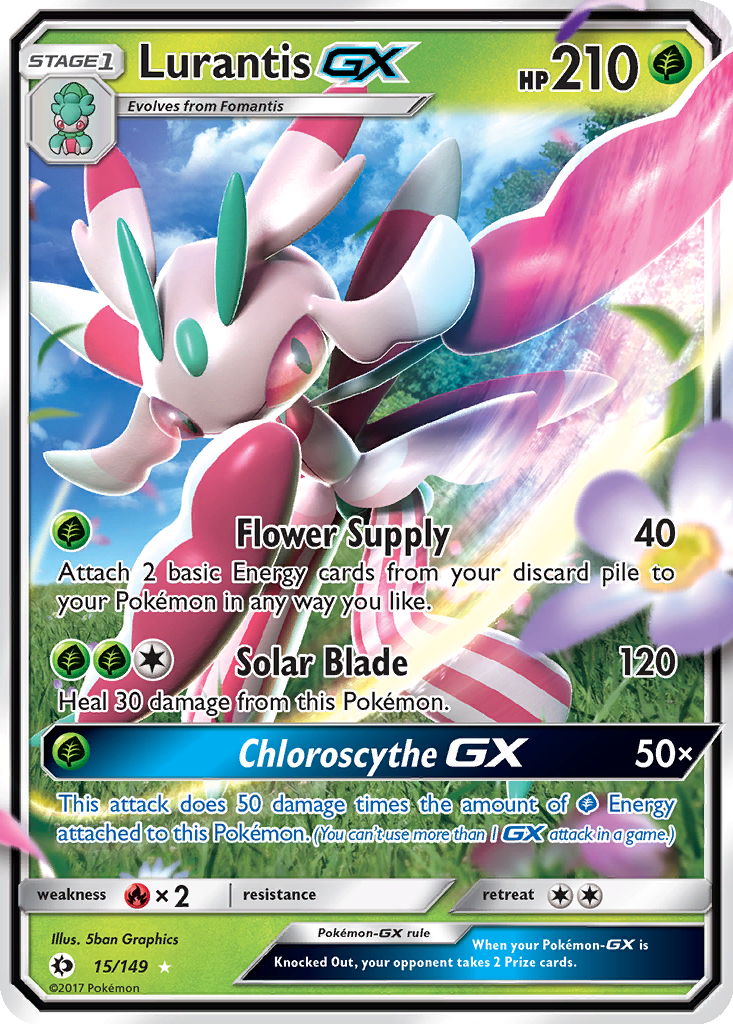 pokemon card lurantis TCG - GX/Shiinotic/Vileplume A home for the TCGers Pokmon TCG: Lurantis ex SR