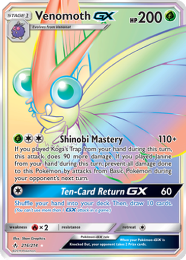 Venomoth Cards | Dex - for TCG Collectors