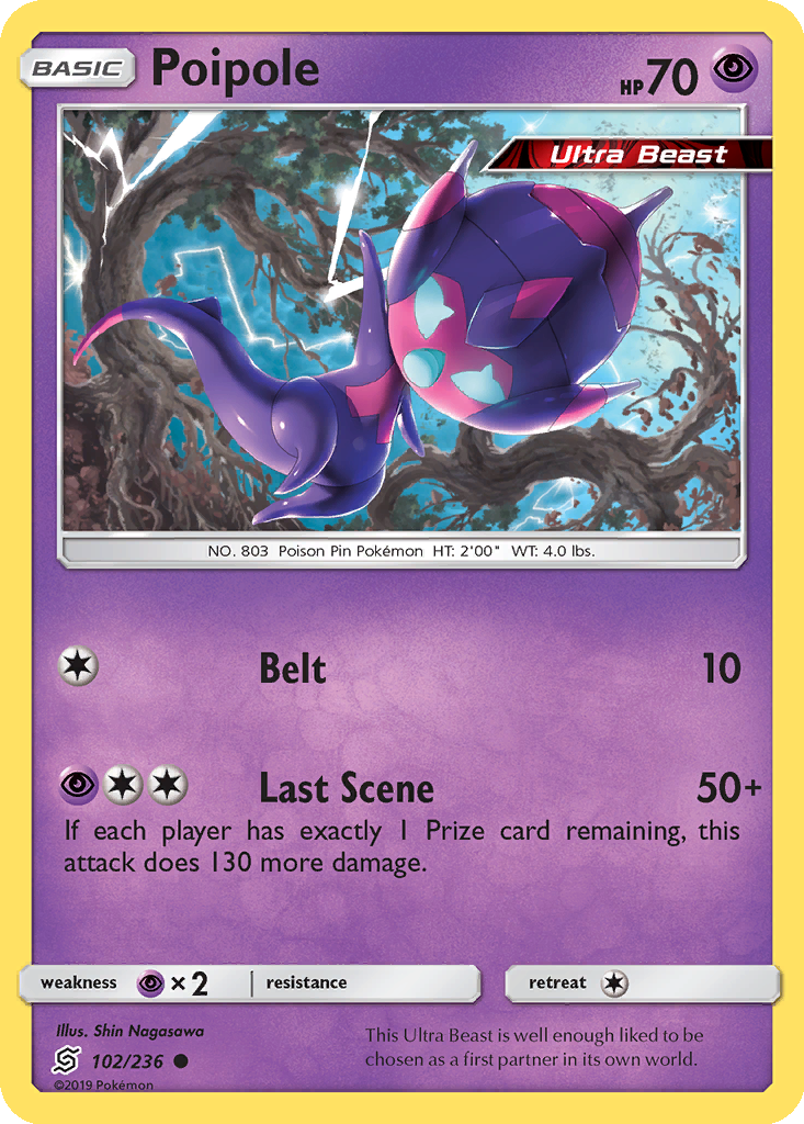 shiny poipole pokemon card | Other | Pokemon Hidden Fates Attack 1 Poipole Cards | Dex -