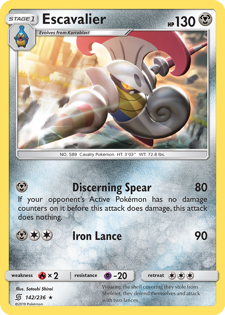 pokemon escavalier card Escavalier | Dex