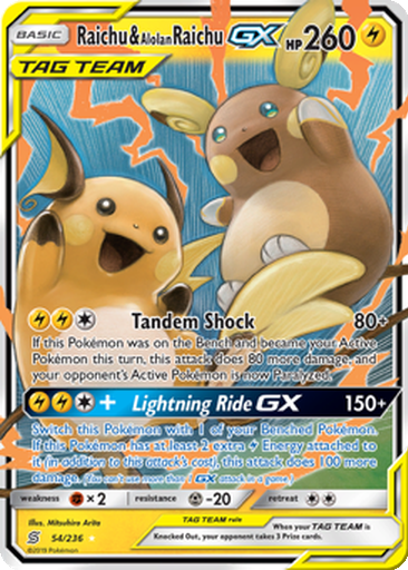 Raichu & Alolan Raichu GX | Dex - for TCG Collectors
