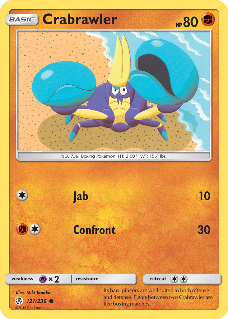 crabrawler pokemon card value Crabrawler pokemon Basic 72/149