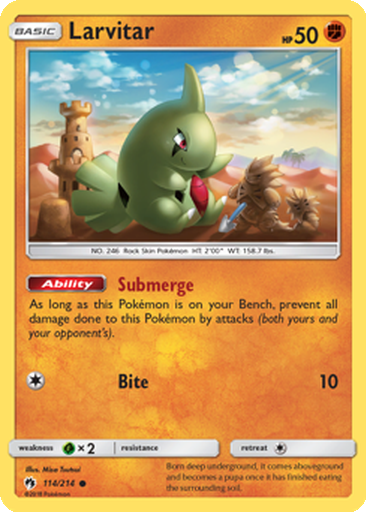 Larvitar Cards | Dex - for TCG Collectors