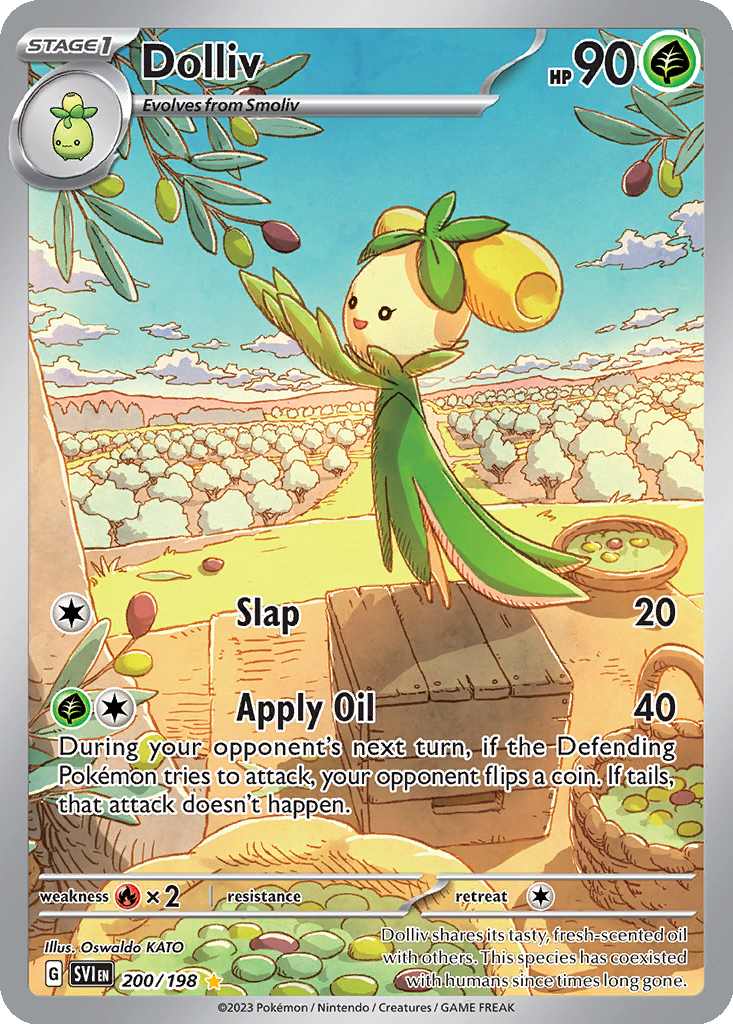 dolliv pokemon card value  Grass / 90 / Stage 1 Attack 1 Dolliv AR 079/078 SV1S Scarlet