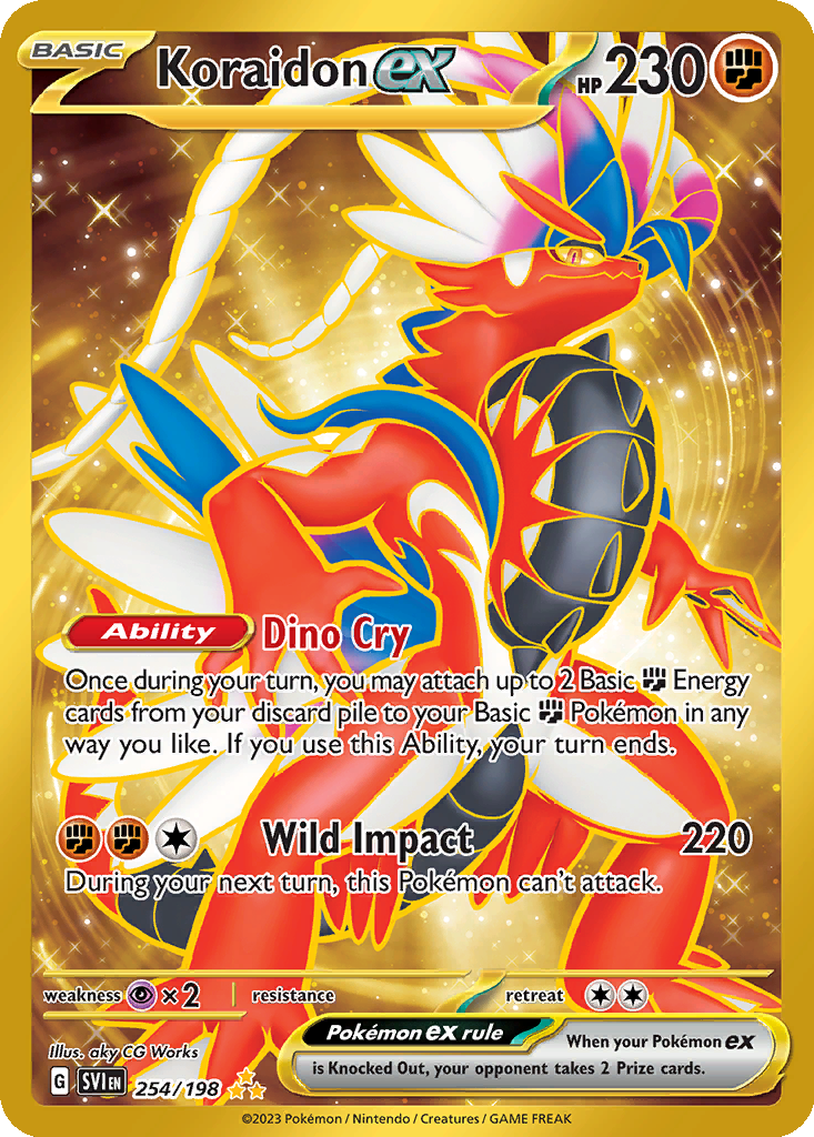 is koraidon pokemon card rare Koraidon [Holo] #119 Prices | Pokemon Temporal Forces