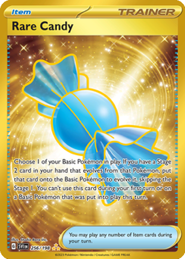 rare candy gold card Rare Candy (Deluxe Pack: ex #379/379, Crown)