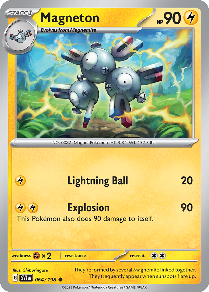 magneton pokemon card value Amazon.com: - (53/162) - XY Breakthrough Evolves from Magnemite Type Magneton 59 - SV08 Surging