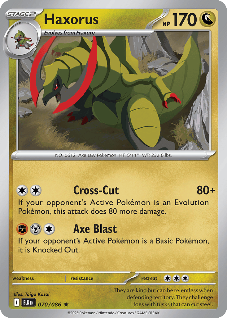 haxorus pokemon card value (Mega Shine #110/117, 1-Star Shiny) Mint / near mint condition trading card Haxorus Cards | Dex -