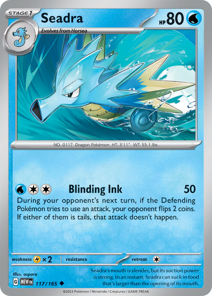 Seadra Cards | Dex - for TCG Collectors