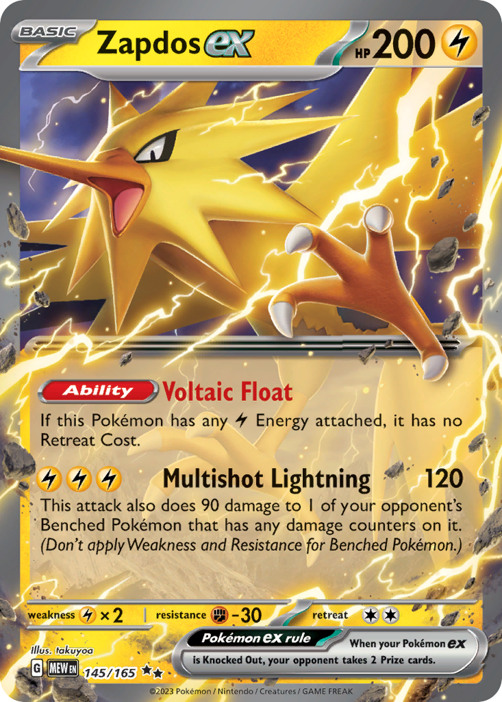 Zapdos ex | Dex - for TCG Collectors