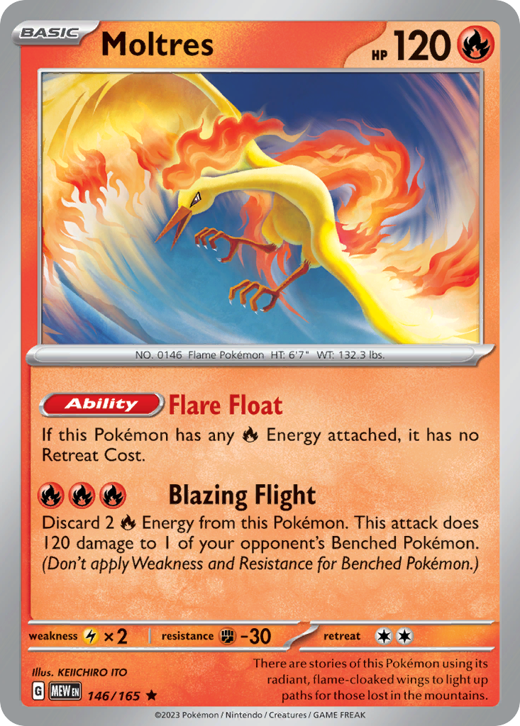 Moltres Cards | Dex - for TCG Collectors